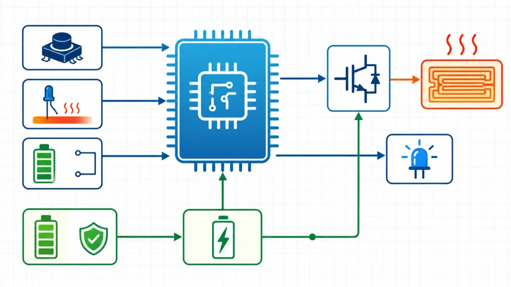rechargeable hand warmer control diagram