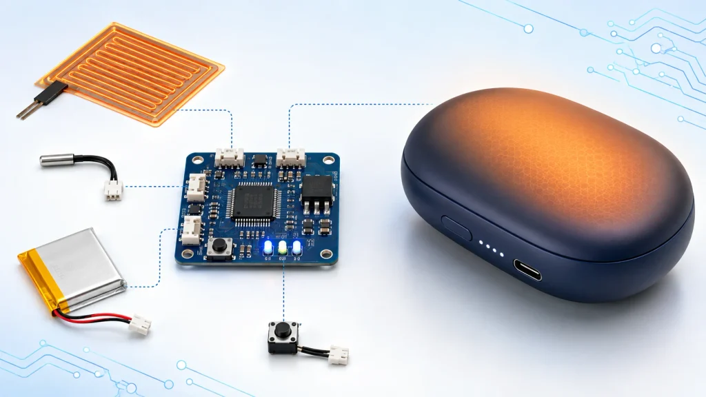rechargeable hand warmer mcu hero